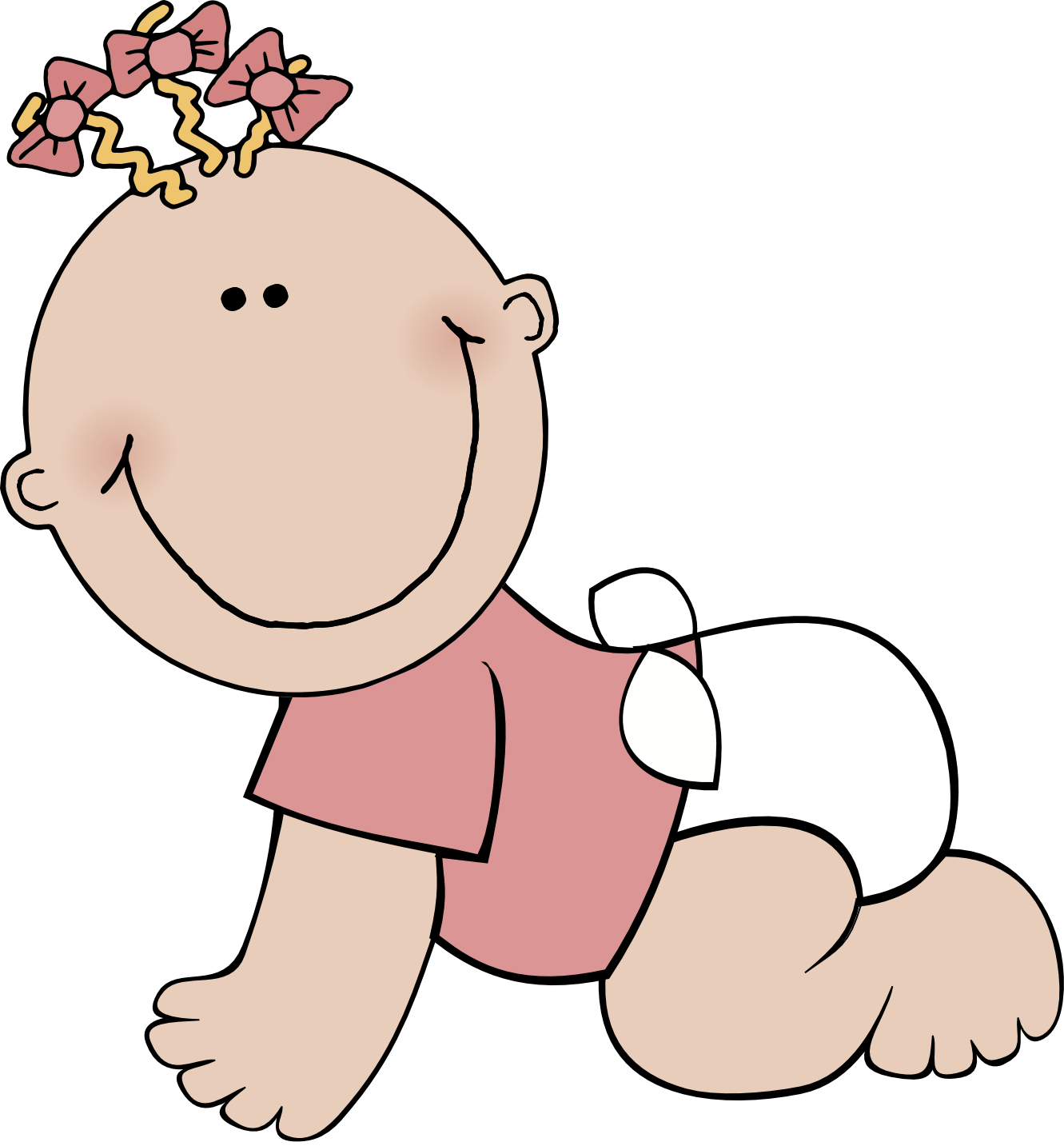 Infant clipart little baby. Girl panda free images
