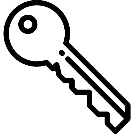 Keys png transparent . Clipart key black and white