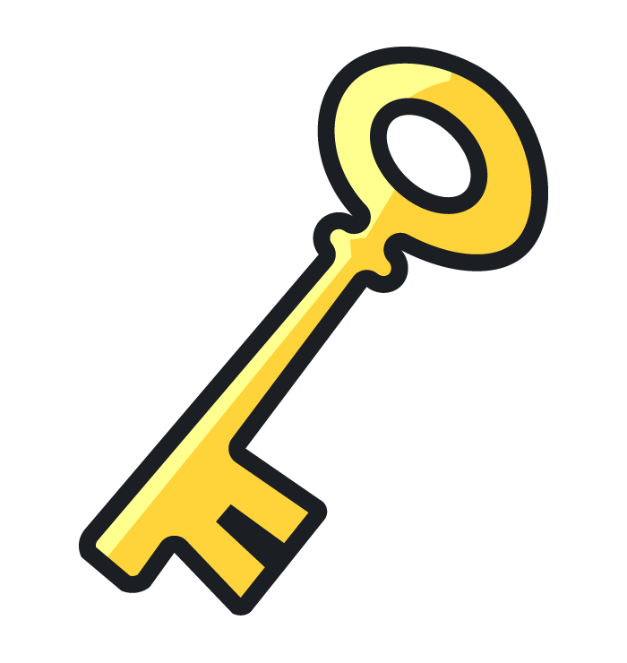 Clipart key colorful key. Bandipedia fandom powered by