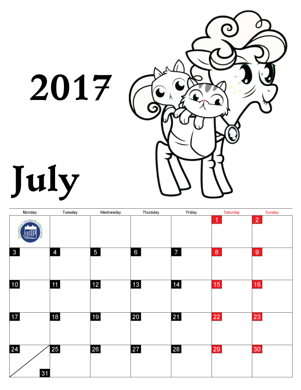 june clipart july calendar 2016 printable