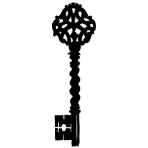 clipart key gothic