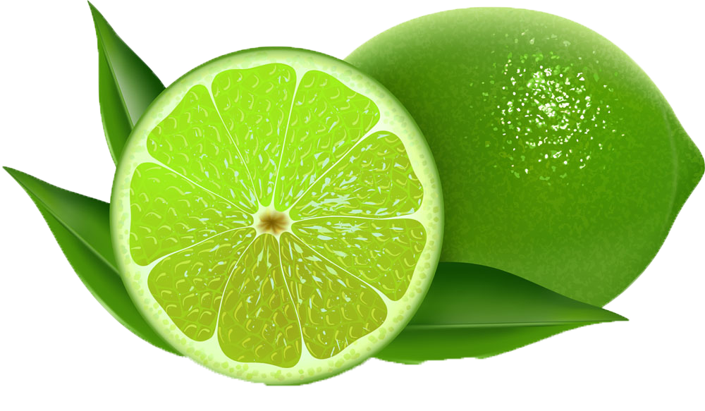 Lemon persian lime key. Lemons clipart freshness