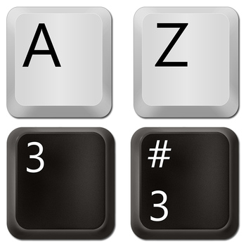 keys clipart alphabet