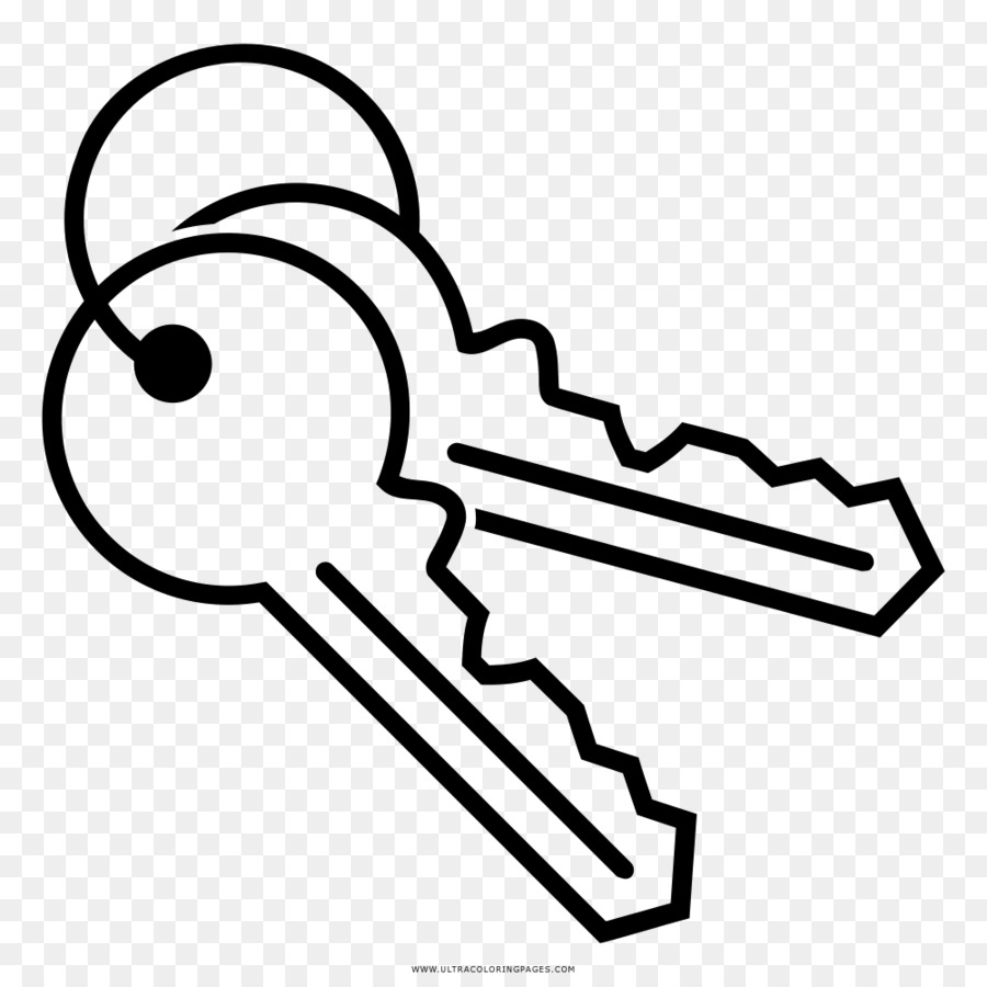 Clipart key llave. Book black and white