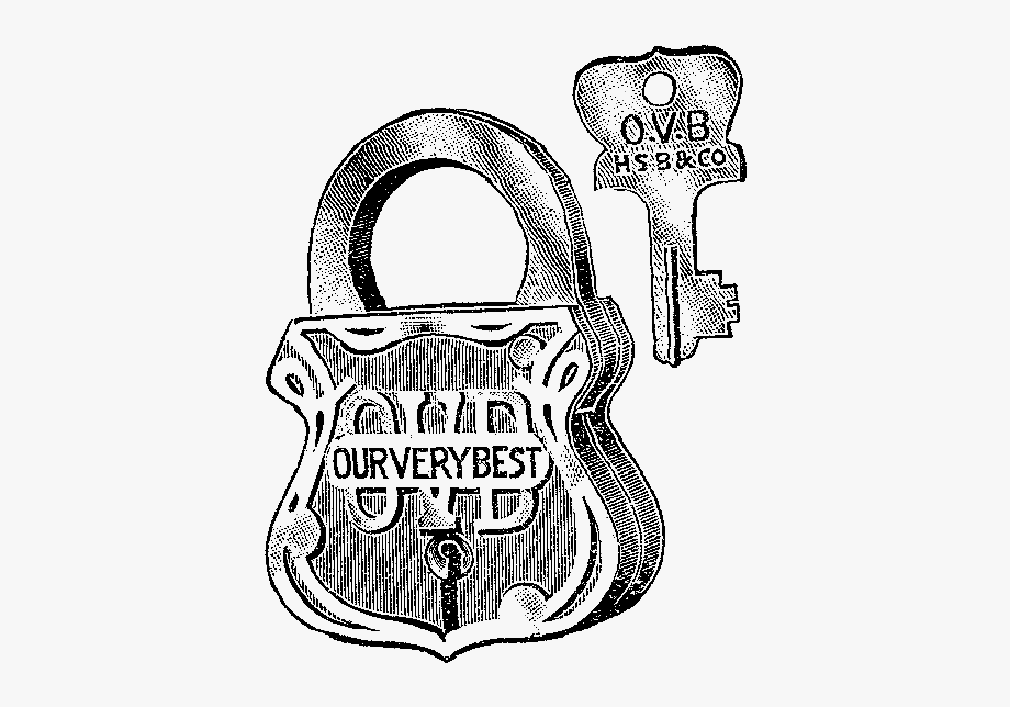 lock clipart antique lock