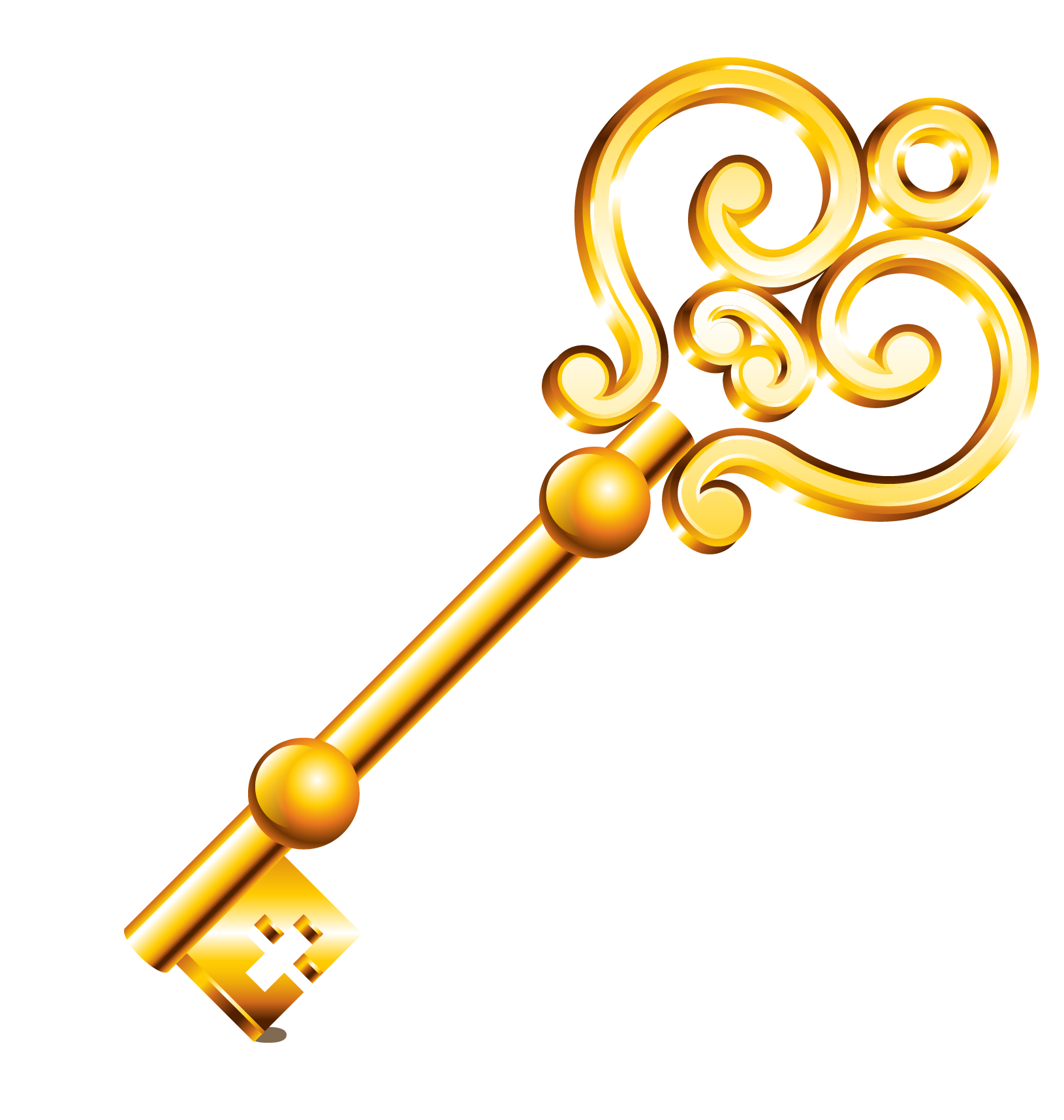clipart key metal key