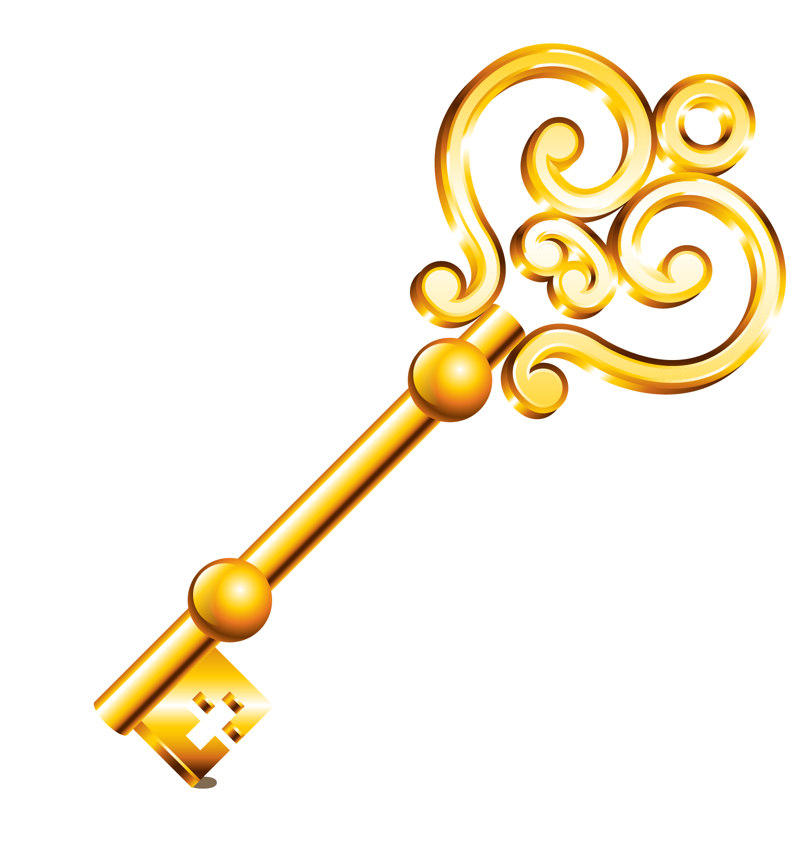 Key clipart metal key. Royalty free stock photography