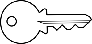 Key clipart vector. Clip art at clker
