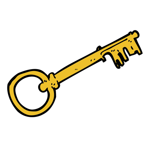 clipart key royal key