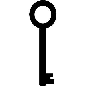 clipart key simple