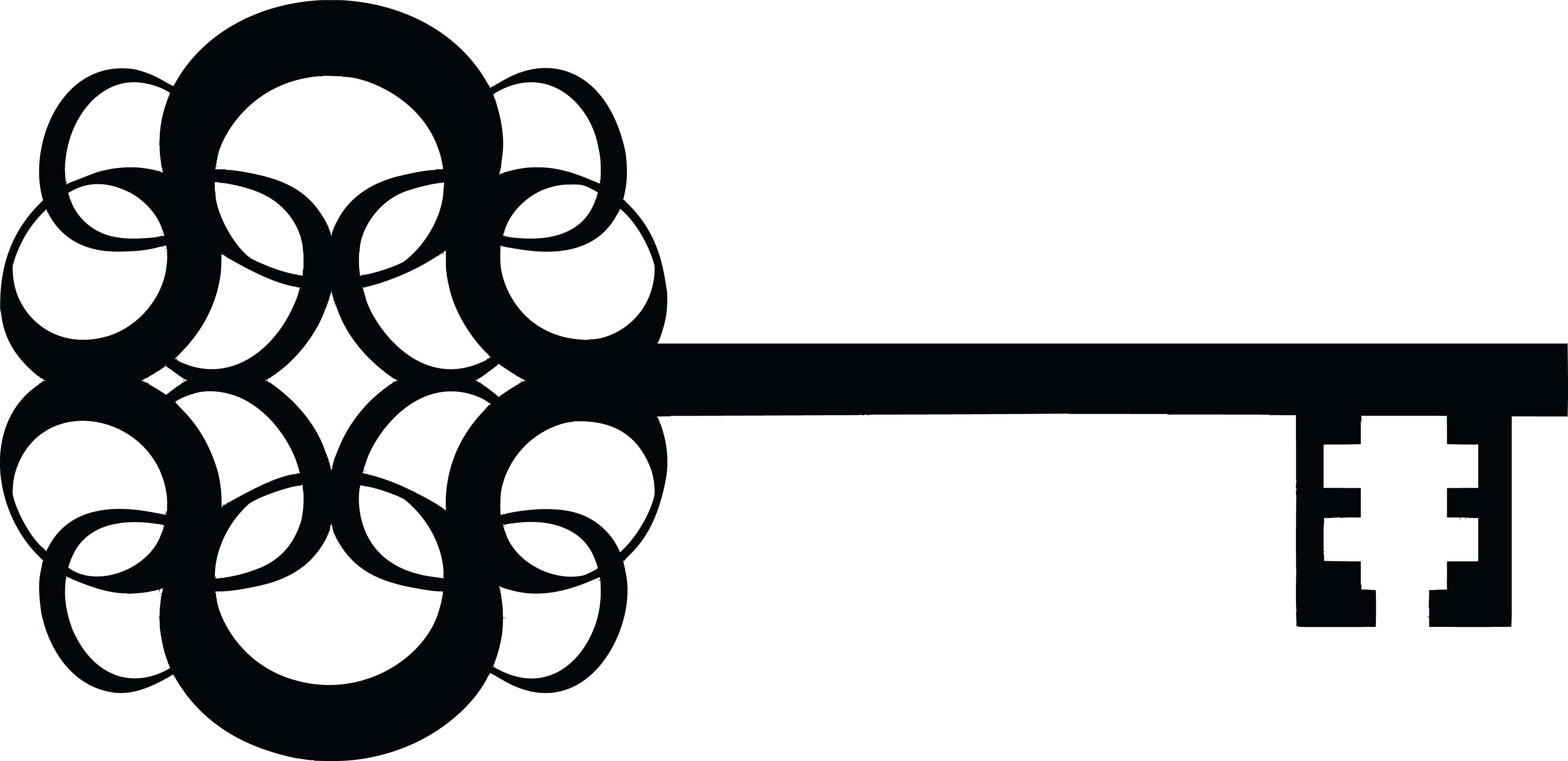 Clipart key skeleton key. Silhouette clip art fancy