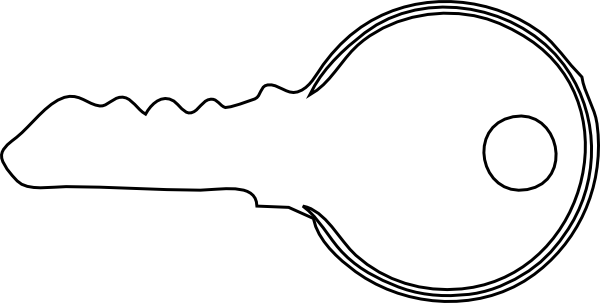 key clipart template