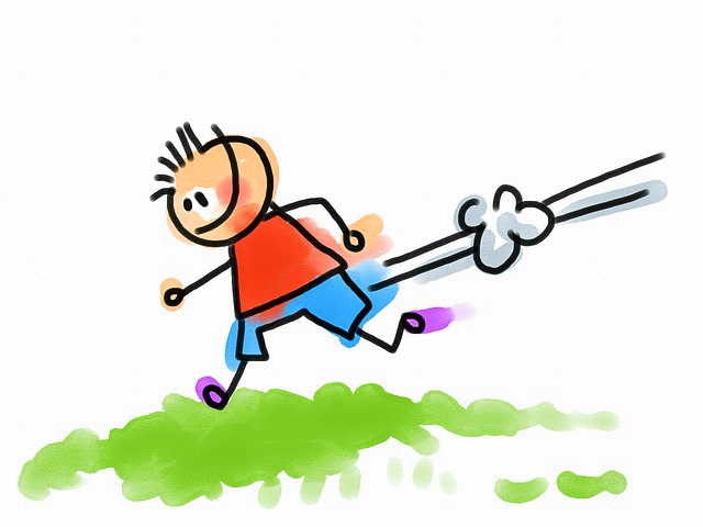 clipart kids aerobic