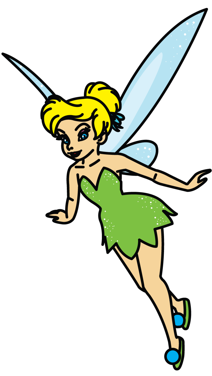 Draw clipart drawing disney. Simple fairy at getdrawings
