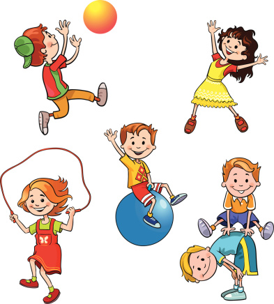 Portal . Clipart kid fitness