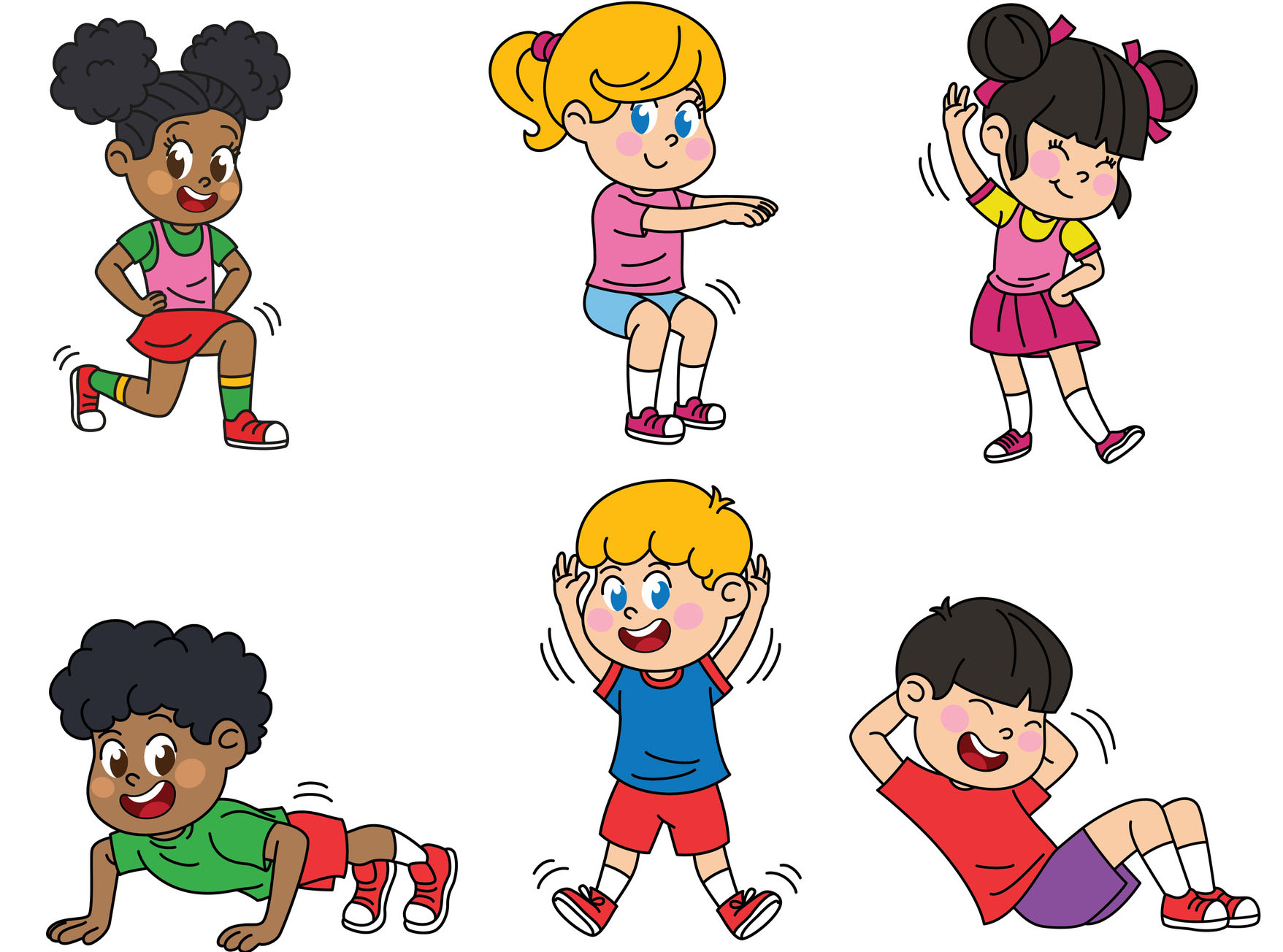 Clipart kid fitness, Clipart kid fitness Transparent FREE for download