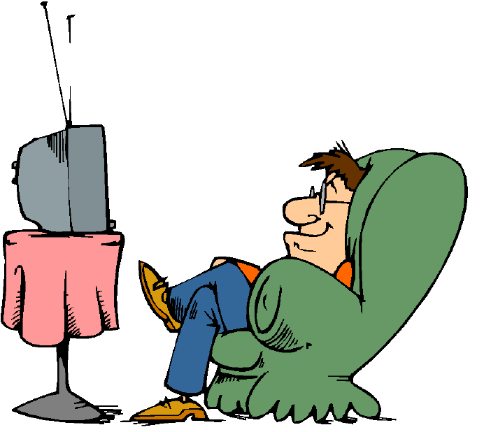  collection of watching. Dad clipart lazy