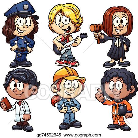 clipart kid occupation