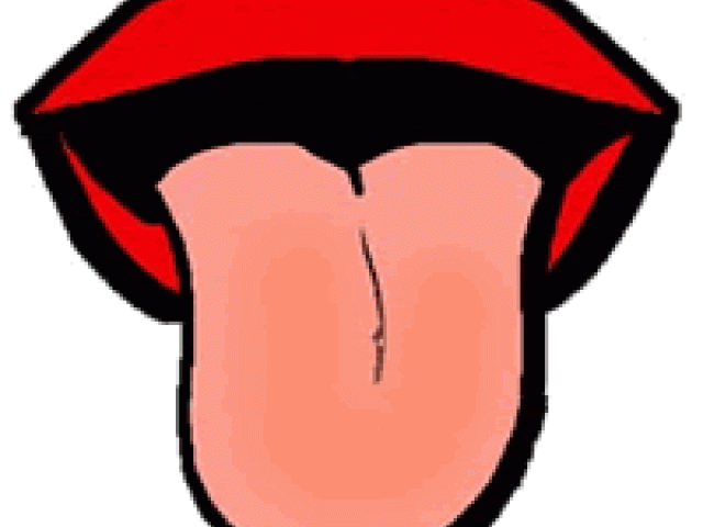 clipart mouth tasting