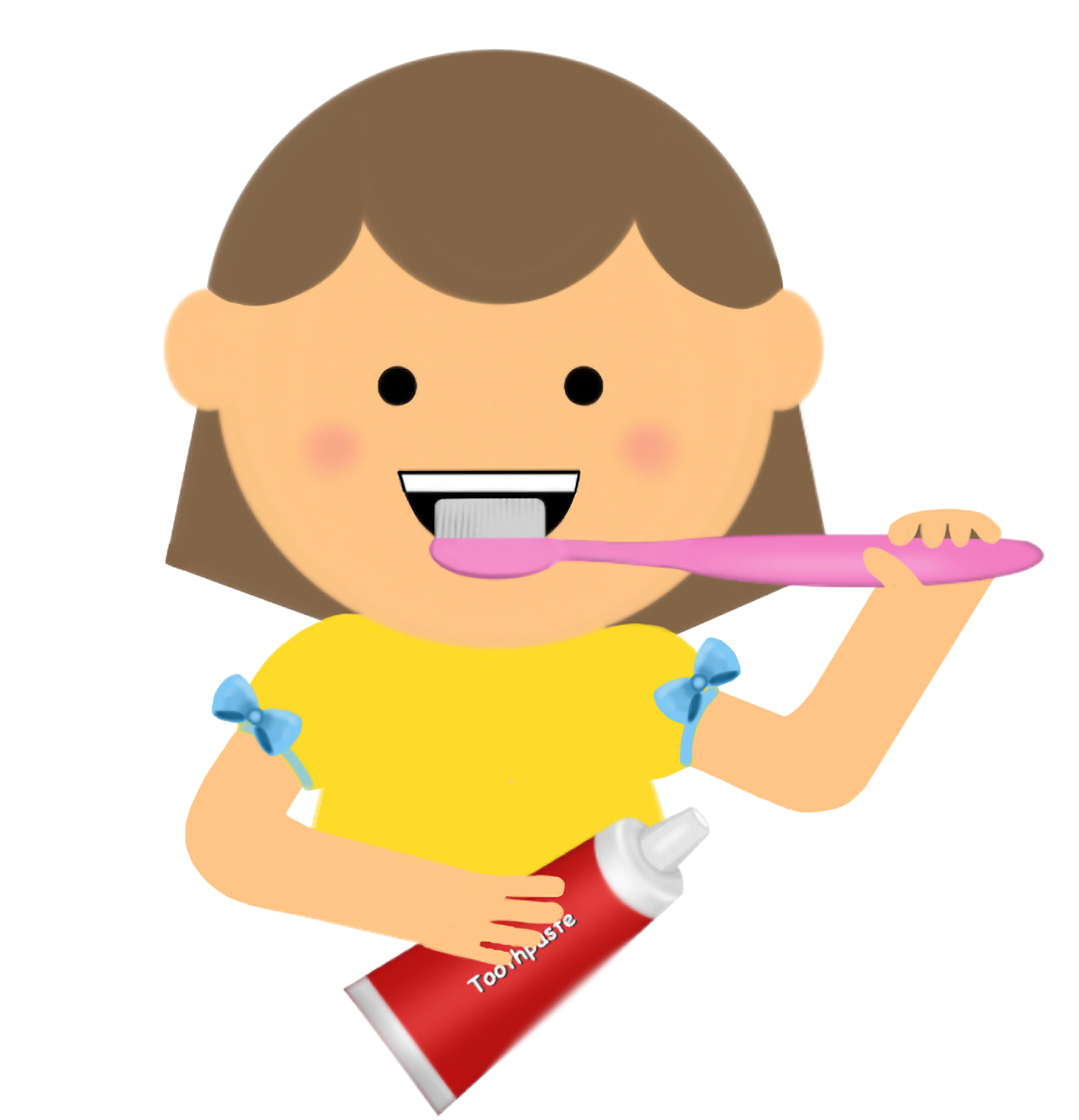  collection of brushing. Dentist clipart brushteeth