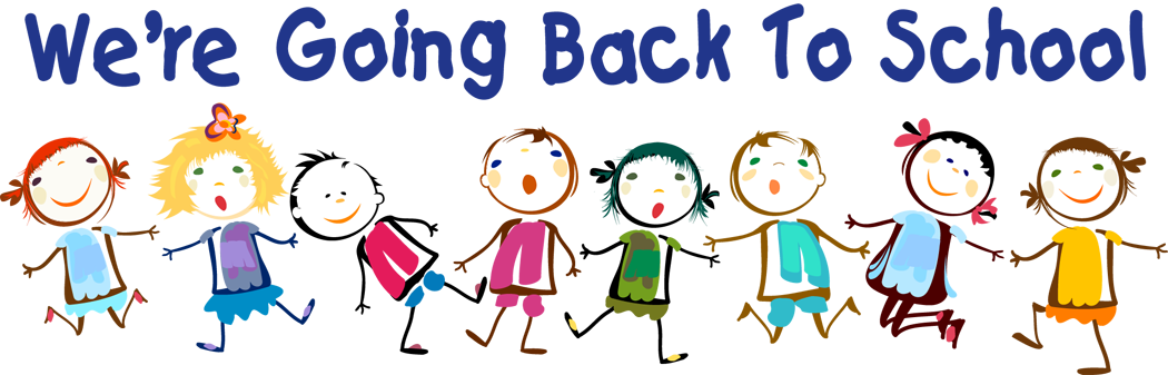 clipart kids back to school