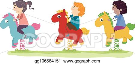 horse clipart playground