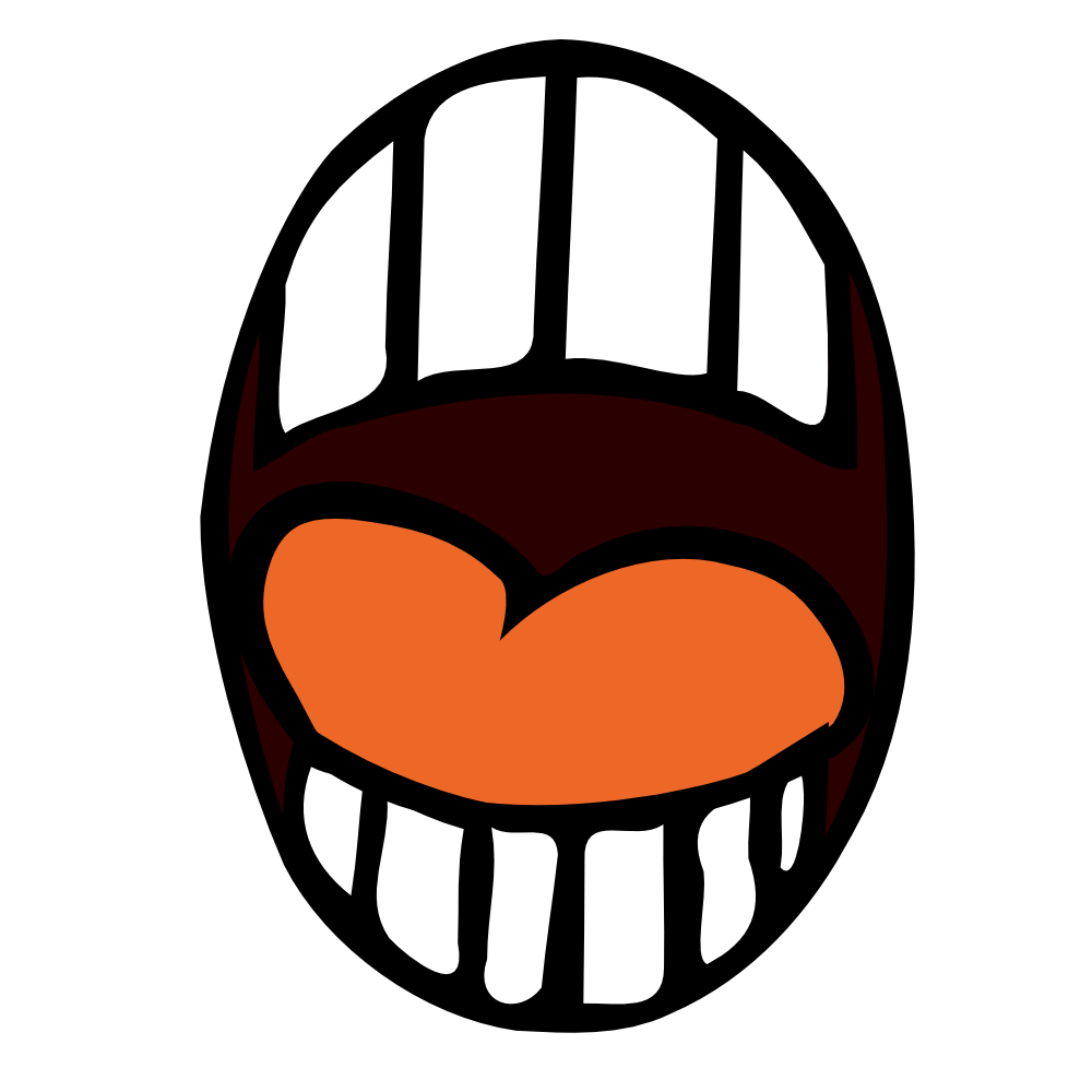 monster clipart mouth open clipart