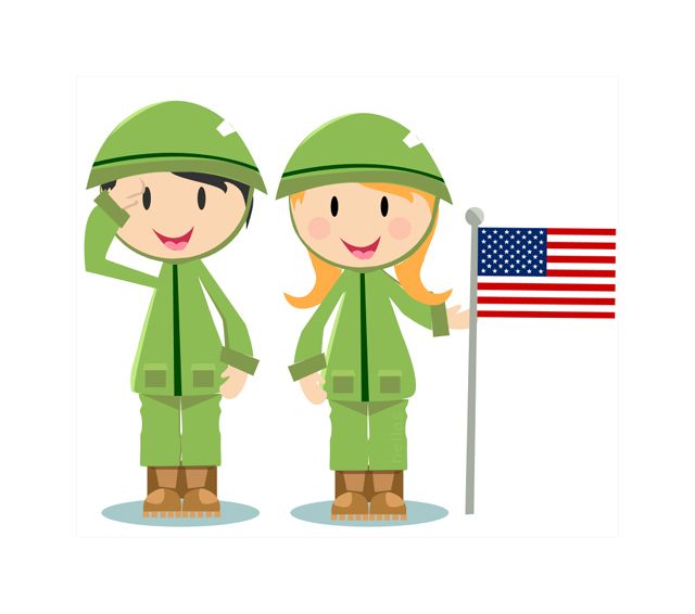 soldiers clipart memorial day