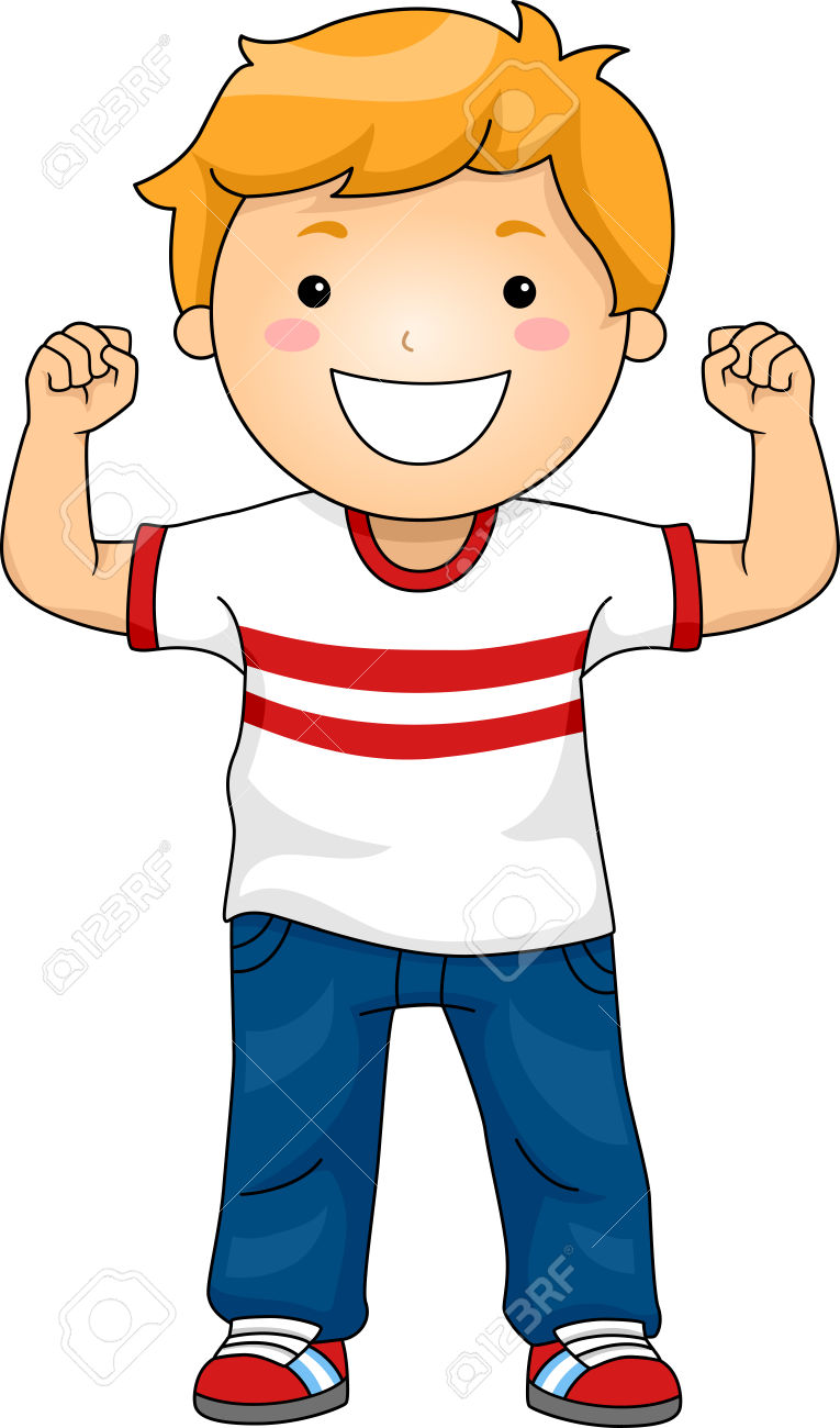 kids clipart muscle