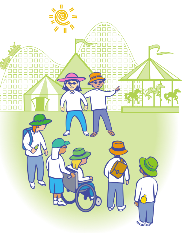 Clipart kids park. At theme medium image