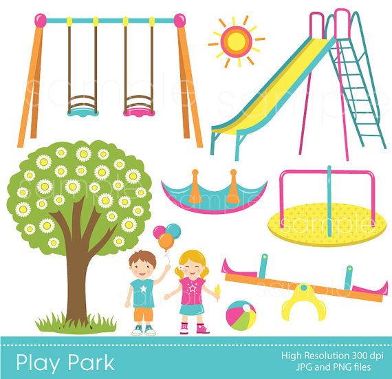 Clipart park playground. Play swings by 
