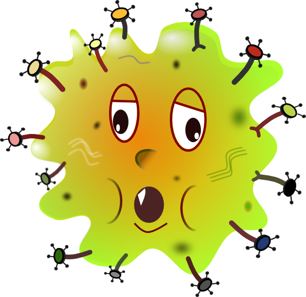 Germ theory of disease. Preschool clipart october