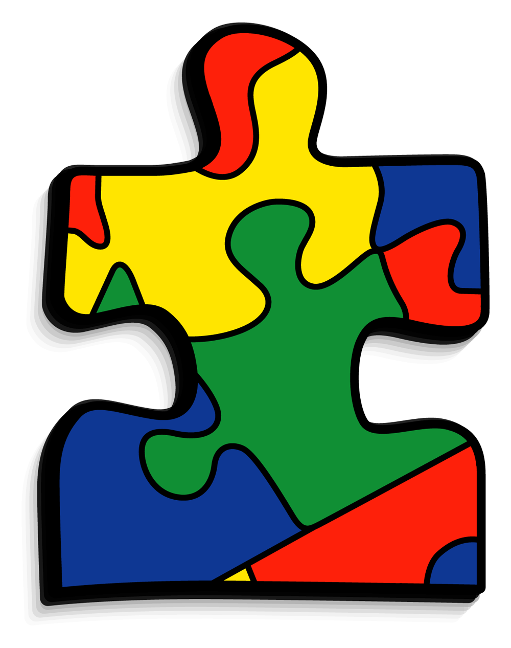  collection of autism. Kids clipart puzzle
