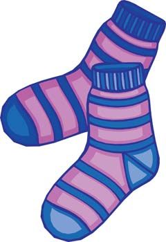 clipart socks vector