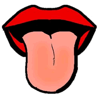 mouth clipart tongue