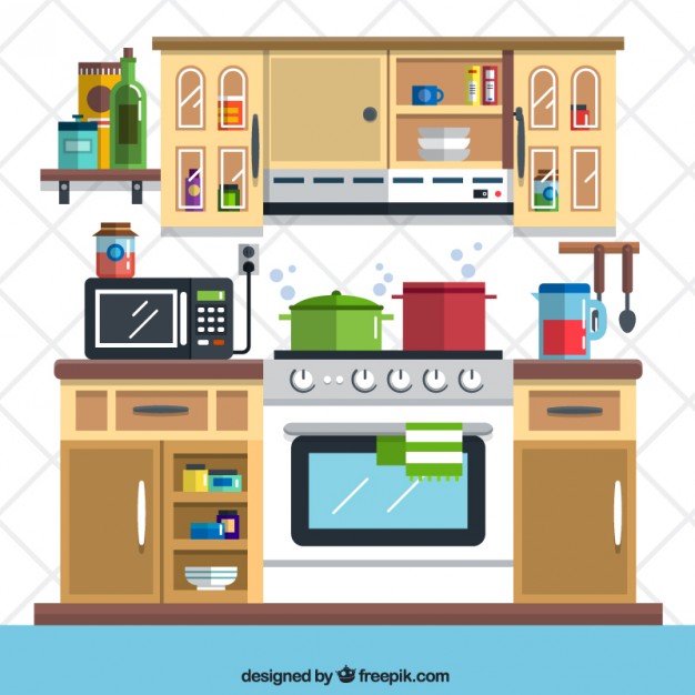 Kitchen clipart animated, Kitchen animated Transparent FREE for