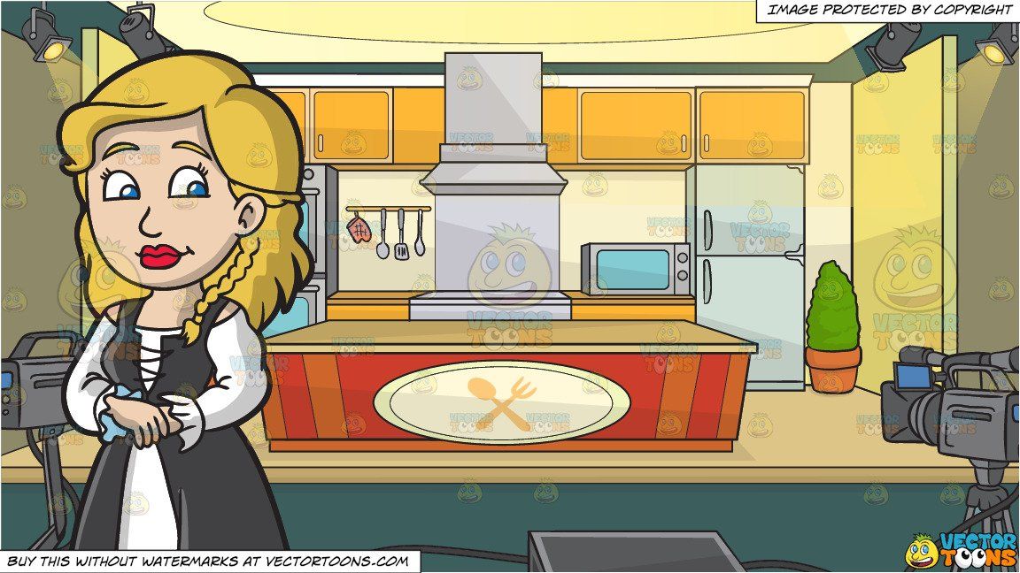 clipart kitchen cooking show