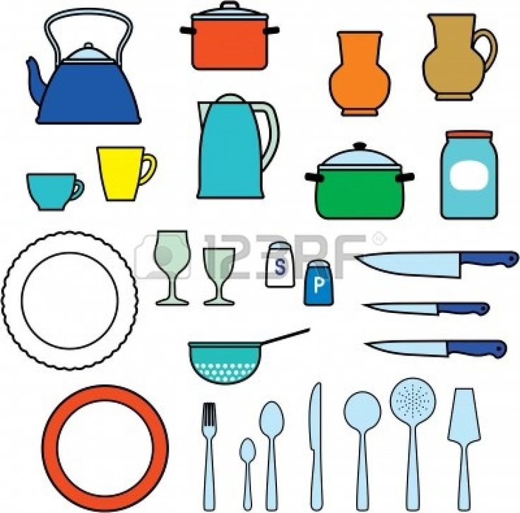 kitchen clipart printable