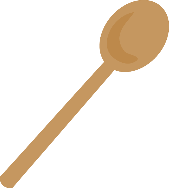 cookbook clipart wooden spoon