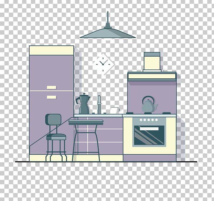 clipart kitchen living room