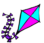 clipart kite animated