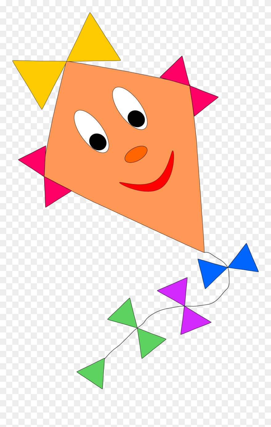 girly kite cartoon image
