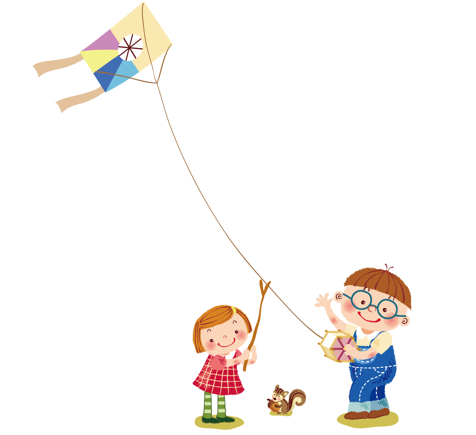 fly a kite clipart