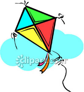 clipart kite classic