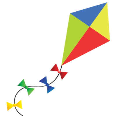 clipart kite clear background