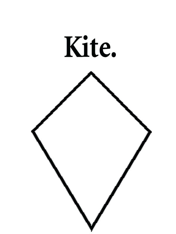 kite clipart different shape