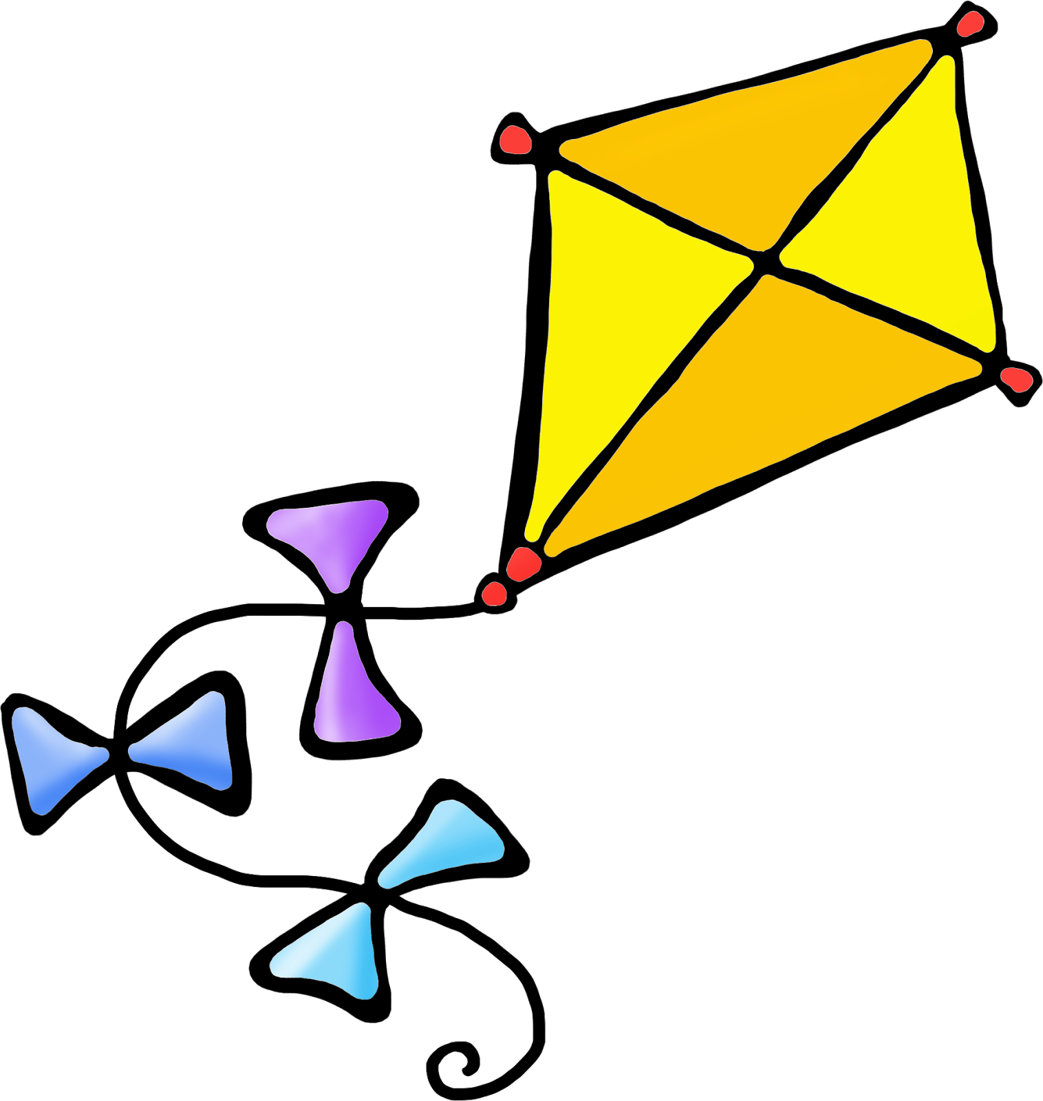 clipart kite digital