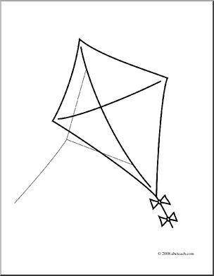 clipart kite early
