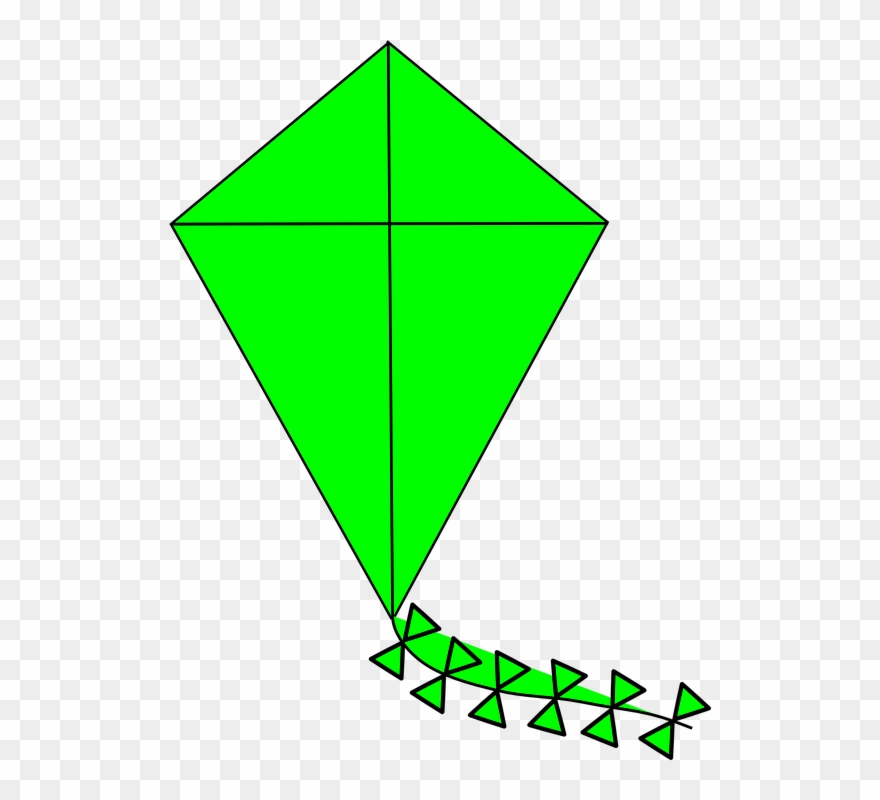 clipart kite green