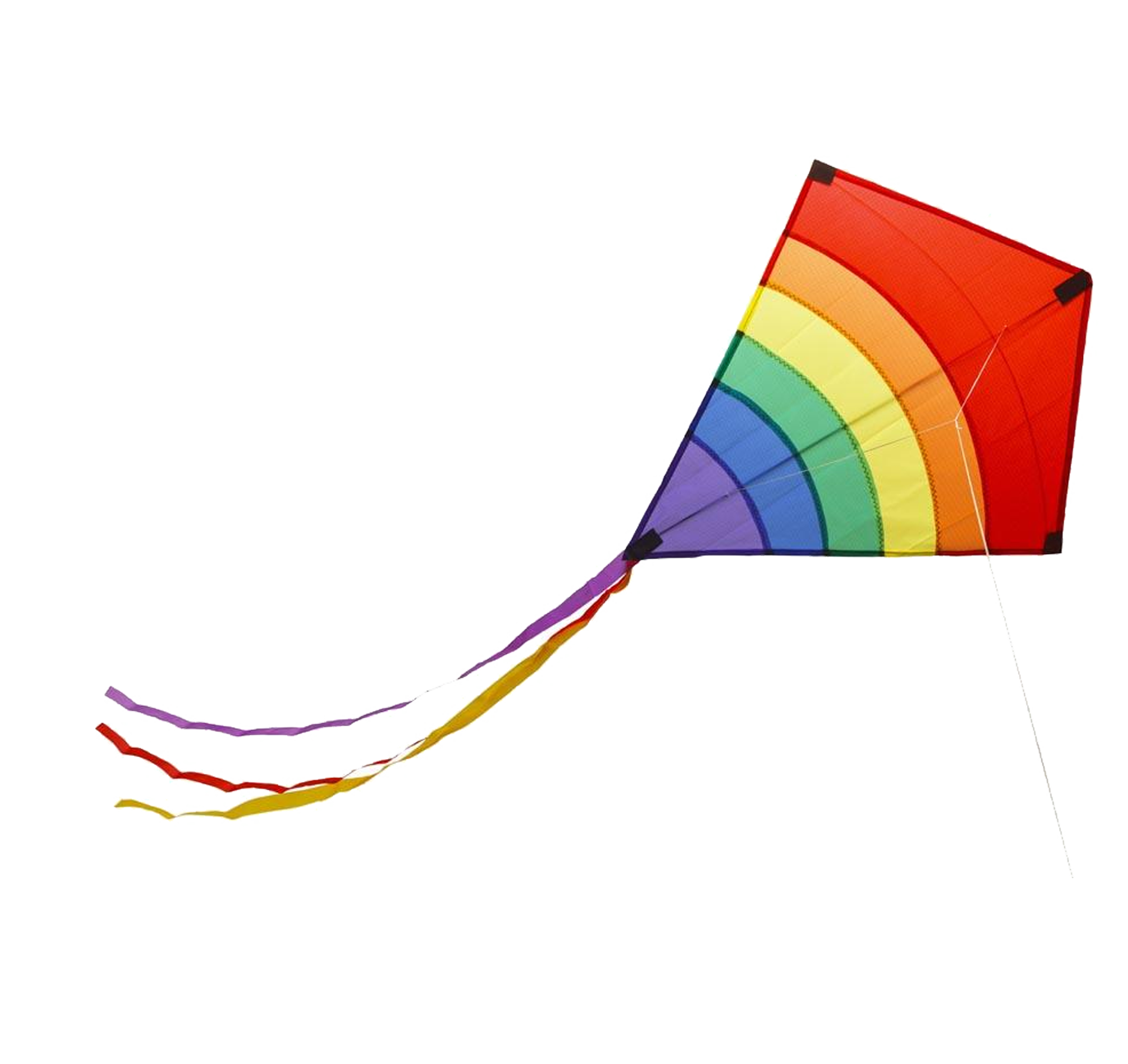 clipart rainbow kite
